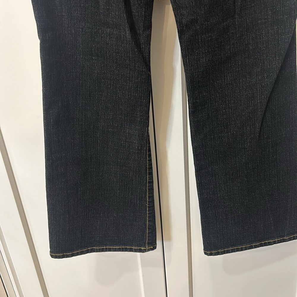 Jeanstar Petite Size 12 Jeans black denim - Picture 3 of 9
